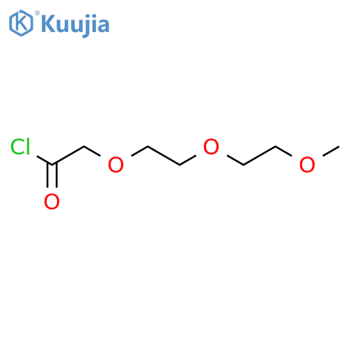 Acetyl chloride, [2-(2-methoxyethoxy)ethoxy]- structure