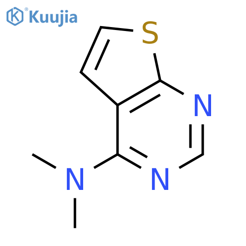 Thieno[2,3-d]pyrimidin-4-amine, N,N-dimethyl- structure