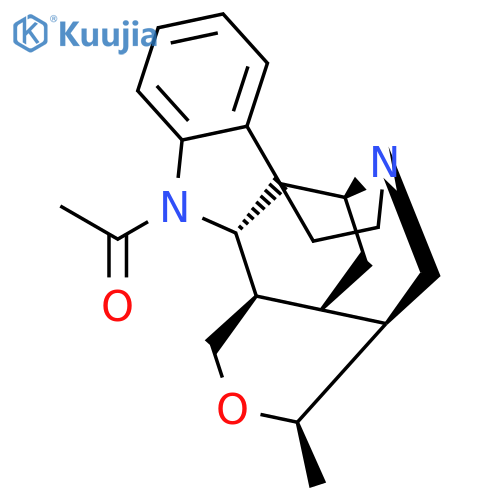 Curan,1-acetyl-17,19-epoxy-, (19R)- (9CI) structure