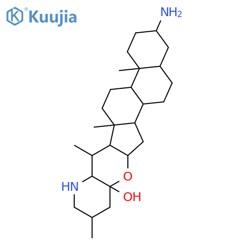 Naphth[2'',1'':4',5']indeno[1',2':5,6]pyrano[3,2-b]pyridin-11a(1H)-ol,2-aminodocosahydro-4a,6a,7,10-tetramethyl-,(2S,4aS,4bS,6aS,6bR,7S,7aR,10R,11aS,12aR,13aS,13bR,15aS)- structure