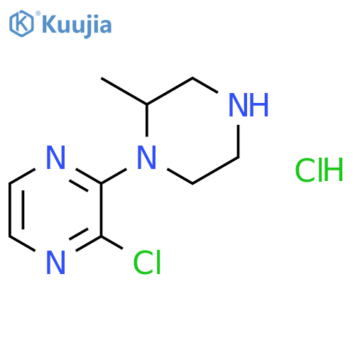 (R)-2-Chloro-3-(2-methylpiperazin-1-yl)pyrazine hydrochloride structure