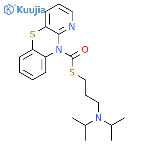 10H-Pyrido[3,2-b][1,4]benzothiazine-10-carbothioicacid, S-[3-[bis(1-methylethyl)amino]propyl] ester structure