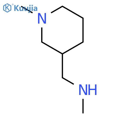 N-methyl-1-(1-methylpiperidin-3-yl)methanamine structure