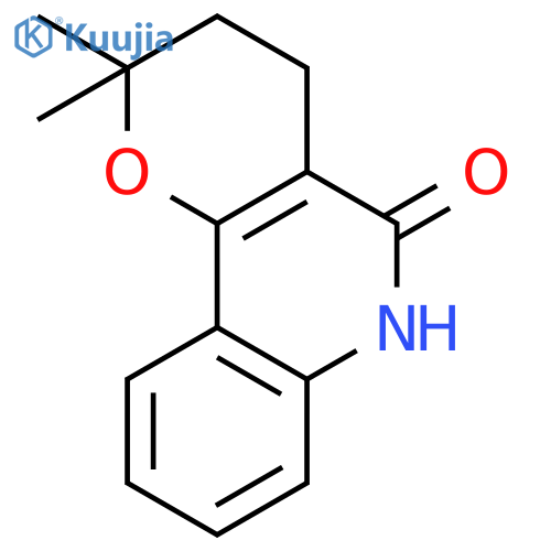 2,3,4,6-Tetrahydro-2,2-dimethyl-5H-pyrano[3,2-c]quinolin-5-one structure
