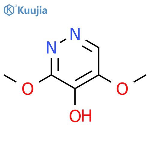 4-Pyridazinol, 3,5-dimethoxy- structure
