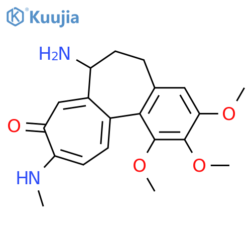 Benzo[b]heptalen-9(5H)-one,11-amino-11,12-dihydro-2,3,4-trimethoxy-8-(methylamino)- structure