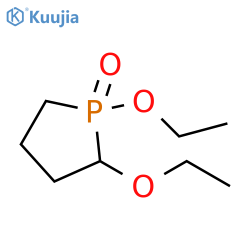 Phospholane, 1,2-diethoxy-, 1-oxide structure