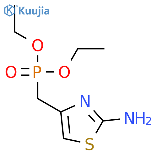 Phosphonic acid, [(2-amino-4-thiazolyl)methyl]-, diethyl ester structure