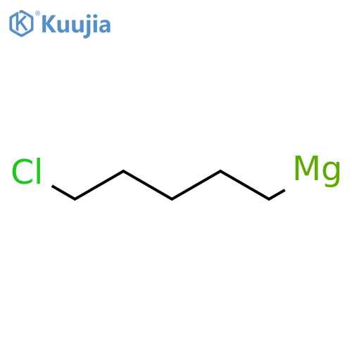 Chloropentylmagnesium structure