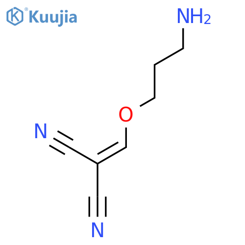 Propanedinitrile,2-(aminopropoxymethylene)- structure
