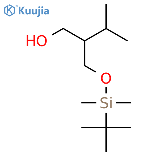 2-{(tert-butyldimethylsilyl)oxymethyl}-3-methylbutan-1-ol structure