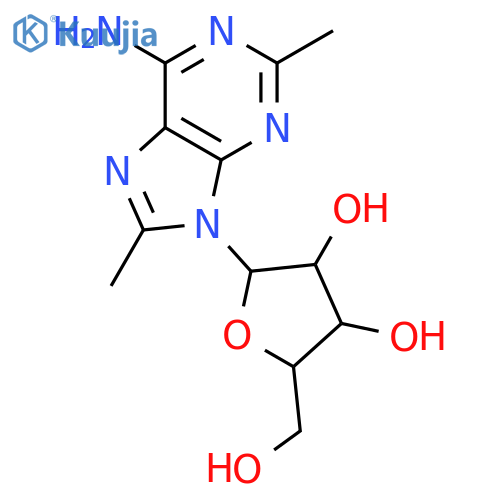 2,8-Dimethyladenosine structure