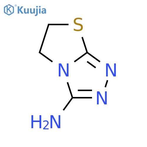 5H,6H-1,2,4triazolo3,4-b1,3thiazol-3-amine structure