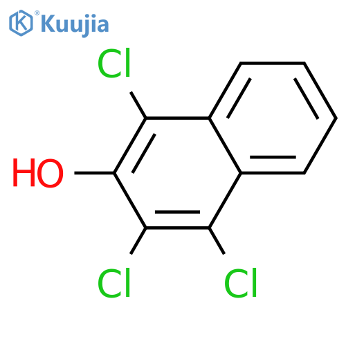 2-Naphthalenol,trichloro- (9CI) structure