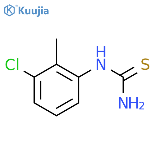 1-(3-Chloro-2-methylphenyl)-2-thiourea structure