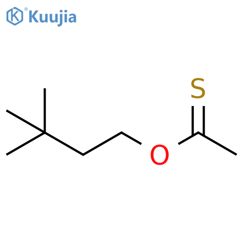 Ethanethioic acid, O-(3,3-dimethylbutyl) ester structure