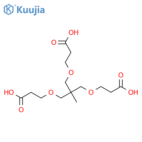 3,3'-((2-((2-Carboxyethoxy)methyl)-2-methylpropane-1,3-diyl)bis(oxy))dipropionic acid structure