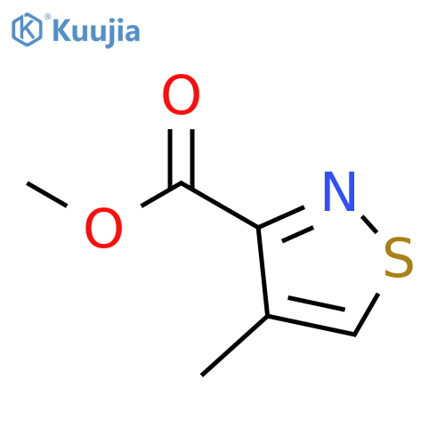 Methyl 4-methylisothiazole-3-carboxylate structure
