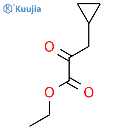 Ethyl 3-cyclopropyl-2-oxopropanoate structure