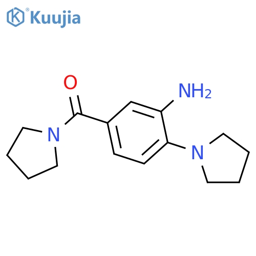 (3-Amino-4-Pyrrolidin-1-Yl-Phenyl)-Pyrrolidin-1-Yl-Methanone structure