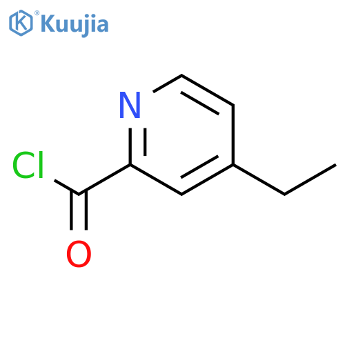 2-Pyridinecarbonyl chloride, 4-ethyl- (9CI) structure