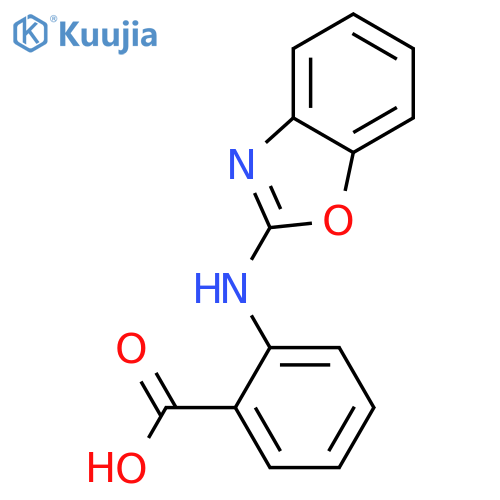 Benzoic acid,2-(2-benzoxazolylamino)- structure