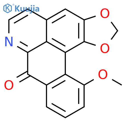 8H-Benzo[g]-1,3-benzodioxolo[6,5,4-de]quinolin-8-one,12-methoxy- structure