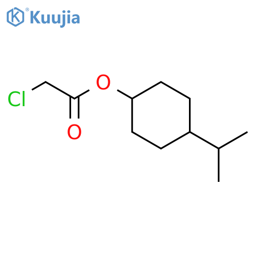 Acetic acid, 2-chloro-,4-(1-methylethyl)cyclohexyl ester structure