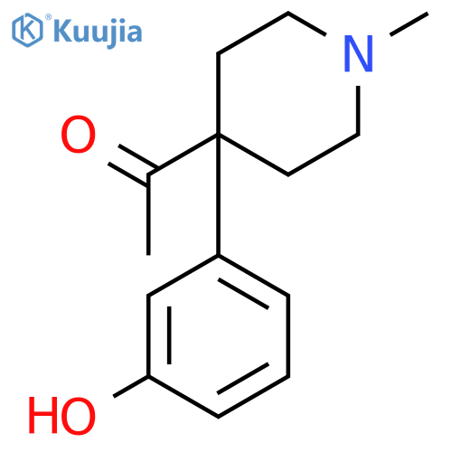 Ethanone,1-[4-(3-hydroxyphenyl)-1-methyl-4-piperidinyl]- structure