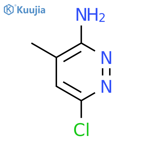 6-Chloro-4-methylpyridazin-3-amine structure