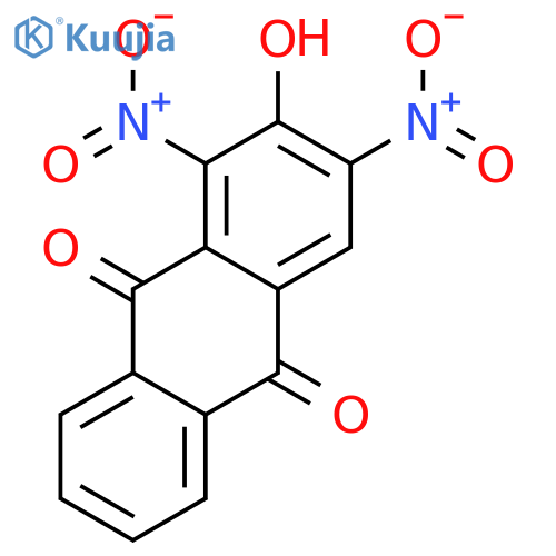 9,10-Anthracenedione,2-hydroxy-1,3-dinitro- structure
