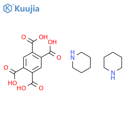 1,2,4,5-BENZENETETRACARBOXYLIC ACID, COMPD. WITH PIPERIDINE (1:2) structure