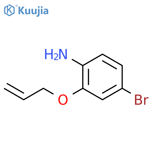 Benzenamine, 4-bromo-2-(2-propenyloxy)- structure