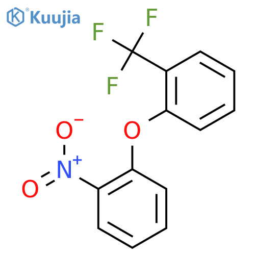 Benzene, 1-(2-nitrophenoxy)-2-(trifluoromethyl)- structure