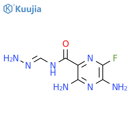 2-Pyrazinecarboxamide,3,5-diamino-N-(aminoiminomethyl)-6-fluoro- structure