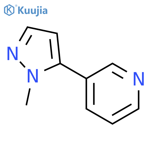 3-(1-Methyl-1H-pyrazol-5-yl)pyridine structure