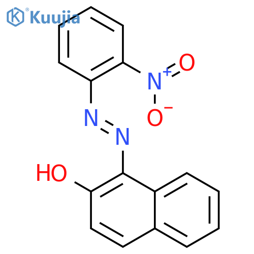 2-Naphthalenol,1-[2-(2-nitrophenyl)diazenyl]- structure