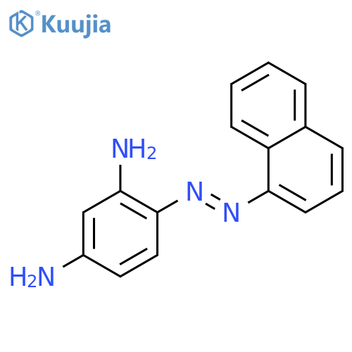 1,3-Benzenediamine,4-[2-(1-naphthalenyl)diazenyl]- structure