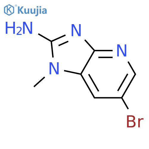 1H-Imidazo[4,5-b]pyridin-2-amine, 6-bromo-1-methyl- structure