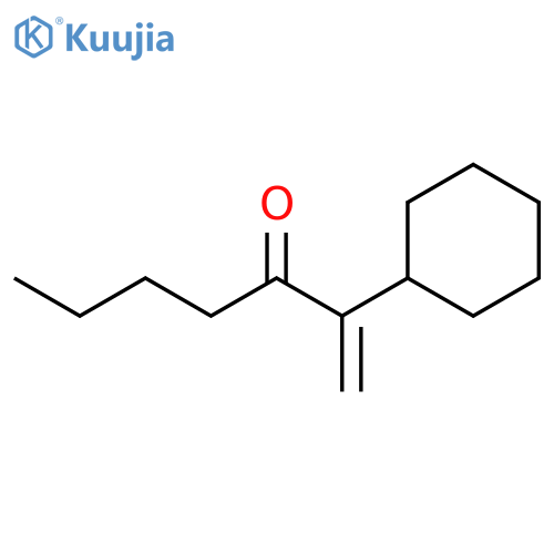 1-Hepten-3-one, 2-cyclohexyl- structure