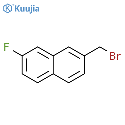 Naphthalene, 2-(bromomethyl)-7-fluoro- structure