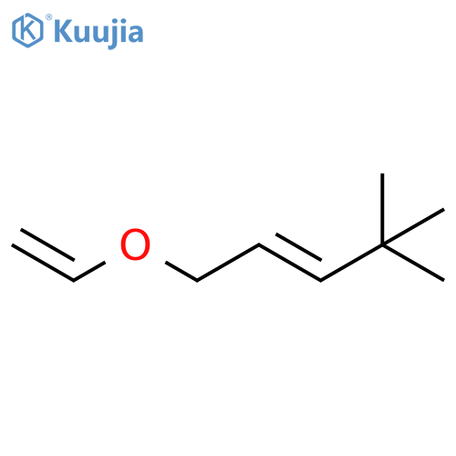 2-Pentene, 1-(ethenyloxy)-4,4-dimethyl-, (E)- structure