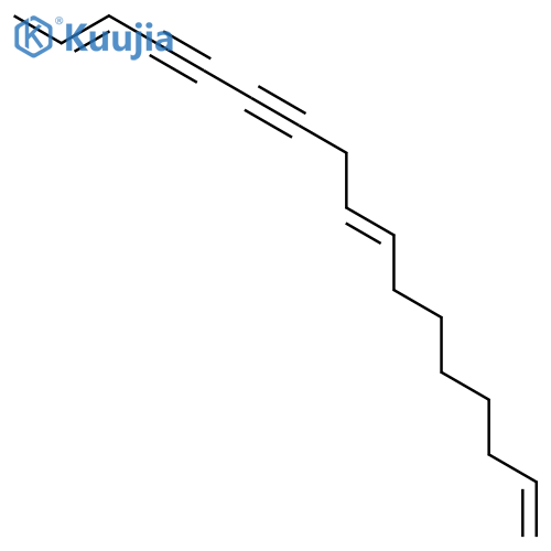 1,8,15-Heptadecatriene-11,13-diyne structure