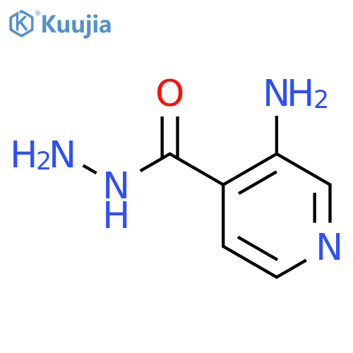 4-Pyridinecarboxylicacid, 3-amino-, hydrazide structure