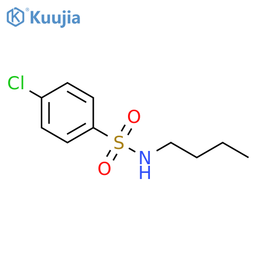 Benzenesulfonamide,N-butyl-4-chloro- structure
