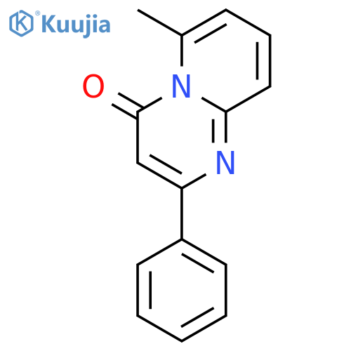 4H-Pyrido[1,2-a]pyrimidin-4-one, 6-methyl-2-phenyl- structure