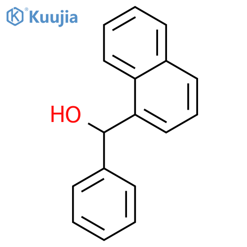 1-Naphthalenemethanol, a-phenyl- structure