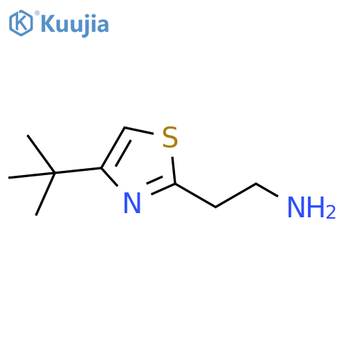 2-(4-tert-butyl-1,3-thiazol-2-yl)ethan-1-amine structure