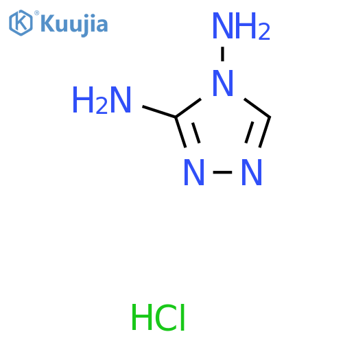 4H-1,2,4-Triazole-3,4-diamine hydrochloride structure