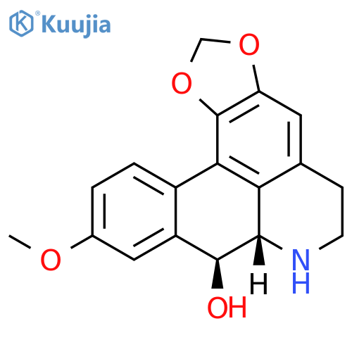 5H-Benzo[g]-1,3-benzodioxolo[6,5,4-de]quinolin-8-ol,6,7,7a,8-tetrahydro-10-methoxy-, (7aS,8S)- (9CI) structure